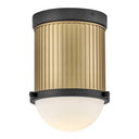 Hinkley Kieran Medium Semi-Flush Mount in Black Finish 