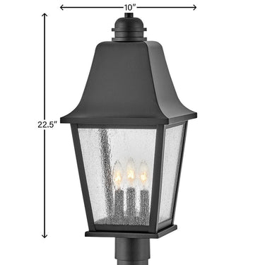Hinkley Kingston Outdoor Large Post Mount Lantern Alternative Image 5