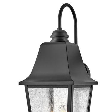 Hinkley Kingston Outdoor Large Wall Mount Lantern - Alternative Image 10014BK Alternative Image 5