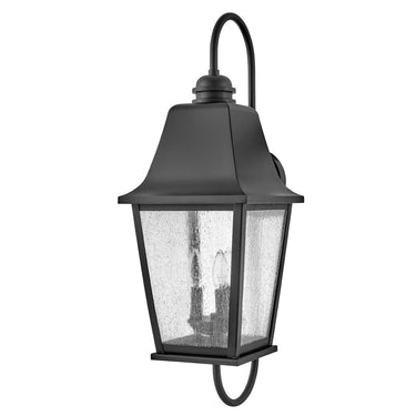Hinkley Kingston Outdoor Large Wall Mount Lantern - Alternative Image 10015BK Alternative Image 1
