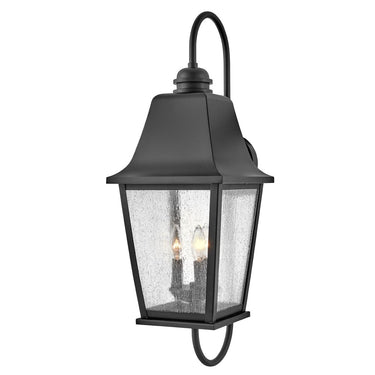 Hinkley Kingston Outdoor Large Wall Mount Lantern - 10015BK 