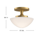 Hinkley Knox Small Semi-Flush Mount Alternative Image 14
