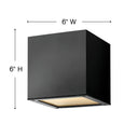 Hinkley Kube Extra Small Down Light Wall Mount Lantern Alternative Image 1