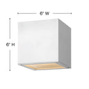 Hinkley Kube Extra Small Down Light Wall Mount Lantern Alternative Image 4