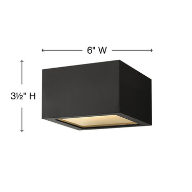 Hinkley Kube Extra Small Flush Mount Alternative Image 1