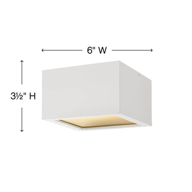 Hinkley Kube Extra Small Flush Mount Alternative Image 4