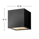 Hinkley Kube Extra Small Up/Down Wall Mount Lantern Alternative Image 1