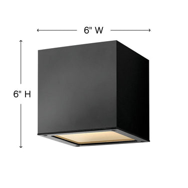 Hinkley Kube Extra Small Up/Down Wall Mount Lantern Alternative Image 1