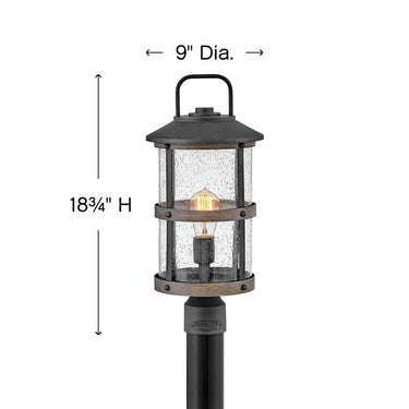 Hinkley Lakehouse Outdoor Medium Post Mount Lantern Alternative Image 3
