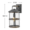 Hinkley Lakehouse Outdoor Medium Wall Mount Lantern - HL2684 Alternative Image 2