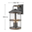 Hinkley Lakehouse Outdoor Medium Wall Mount Lantern - HL2685 Alternative Image 4