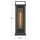 Hinkley Langston Outdoor Large Tall Wall Mount Lantern Alternative Image 1