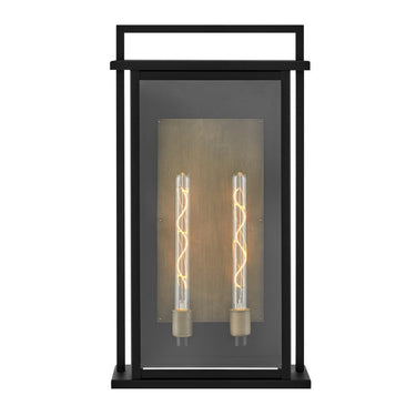 Hinkley Langston Outdoor Large Wall Mount Lantern - Alternative Image 24028BK Alternative Image 4