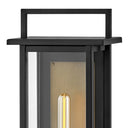 Hinkley Langston Outdoor Medium Wall Mount Lantern - Alternative Image 24024BK Alternative Image 2