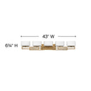 Hinkley Lanza Extra Large Five Light Vanity Wall Sconce Alternative Image 5