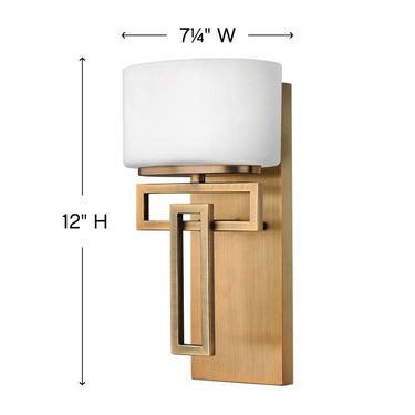 Hinkley Lanza Medium Single Light Vanity Wall Sconce Alternative Image 7