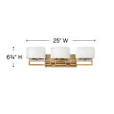 Hinkley Lanza Medium Three Light Vanity Wall Sconce Alternative Image 5