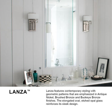Hinkley Lanza Small Two Light Vanity Wall Sconce Alternative Image 7