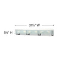 Hinkley Latitude Extra Large Six Light Vanity Wall Sconce Alternative Image 3
