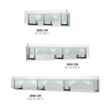 Hinkley Latitude Extra Large Six Light Vanity Wall Sconce Alternative Image 4