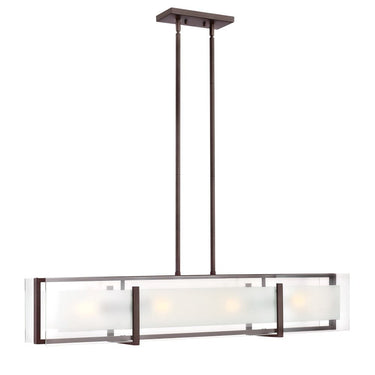 Hinkley Latitude Medium Four Light Linear Pendant Alternative Image 4