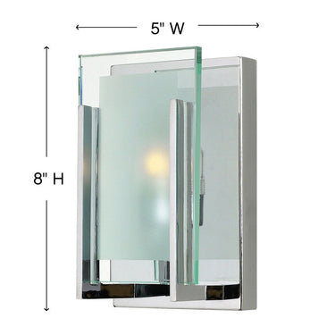 Hinkley Latitude Small Single Light Vanity Wall Sconce Alternative Image 4