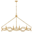 Hinkley Leona Medium Eight Light Linear Pendant Alternative Image 4