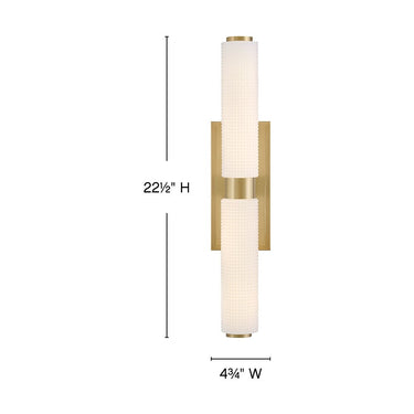 Hinkley Lottie Medium LED Vanity Wall Sconce Alternative Image 14