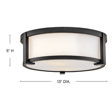 Hinkley Lowell Outdoor Small Flush Mount - HL28963 Alternative Image 1