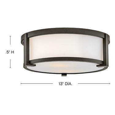 Hinkley Lowell Outdoor Small Flush Mount - HL28963 Alternative Image 6