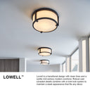 Hinkley Lowell Small Flush Mount - HL3241 Alternative Image 13
