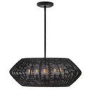 Hinkley Luca Alternative Image 12V LED Outdoor Medium Single Tier Chandelier - Alternative Image 10385BK-LV Alternative Image 3