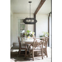 Hinkley Luca Alternative Image 12V LED Outdoor Medium Single Tier Chandelier - Alternative Image 10385BK-LV Alternative Image 5