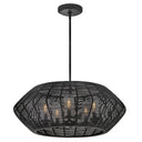 Hinkley Luca 12V LED Outdoor Medium Single Tier Chandelier - 10385BK-LV 