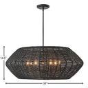Hinkley Luca Large Convertible Drum Chandelier Alternative Image 1