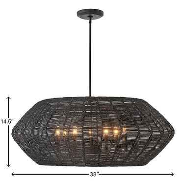 Hinkley Luca Large Convertible Drum Chandelier Alternative Image 1