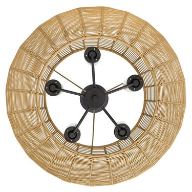 Hinkley Luca Outdoor Medium Single Tier Chandelier - Alternative Image 10385BK-CML Alternative Image 4