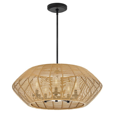 Hinkley Luca Outdoor Medium Single Tier Chandelier - 10385BK-CML 
