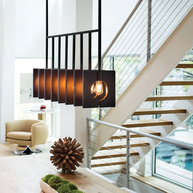 Hinkley Ludlow Small Eight Light Linear Pendant Alternative Image 5