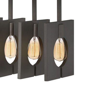 Hinkley Ludlow Small Eight Light Linear Pendant Alternative Image 2