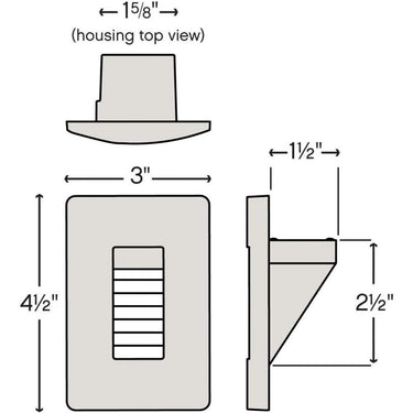 Hinkley Luna LED Alternative Image 2700K Step Light Alternative Image 120v Vertical Alternative Image 10