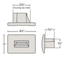Hinkley Luna LED Alternative Image 3000K Step Light Alternative Image 120v Horizontal Alternative Image 12