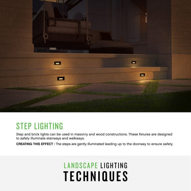 Hinkley Luna LED Alternative Image 3000K Step Light Alternative Image 120v Horizontal Alternative Image 16