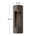 Hinkley Luna LED Outdoor Medium Wall Mount Lantern - HL1660 Alternative Image 1