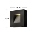 Hinkley Luna LED Outdoor Small Wall Mount Lantern Alternative Image 4