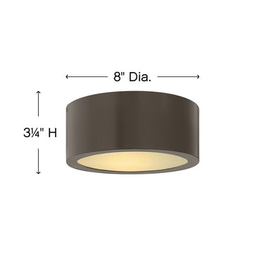 Hinkley Luna Outdoor Extra Small Flush Mount Alternative Image 1