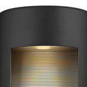 Hinkley Luna Outdoor Large Wall Mount Lantern in Satin Black Finish Alternative Image 1