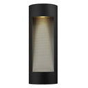 Hinkley Luna Outdoor Large Wall Mount Lantern in Satin Black Finish 