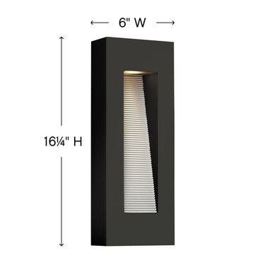 Hinkley Luna Outdoor Medium Wall Mount Lantern - HL1668 Alternative Image 4