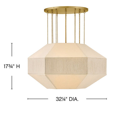 Hinkley Lyla Medium Convertible Chandelier - Alternative Image 47495LCB Alternative Image 1